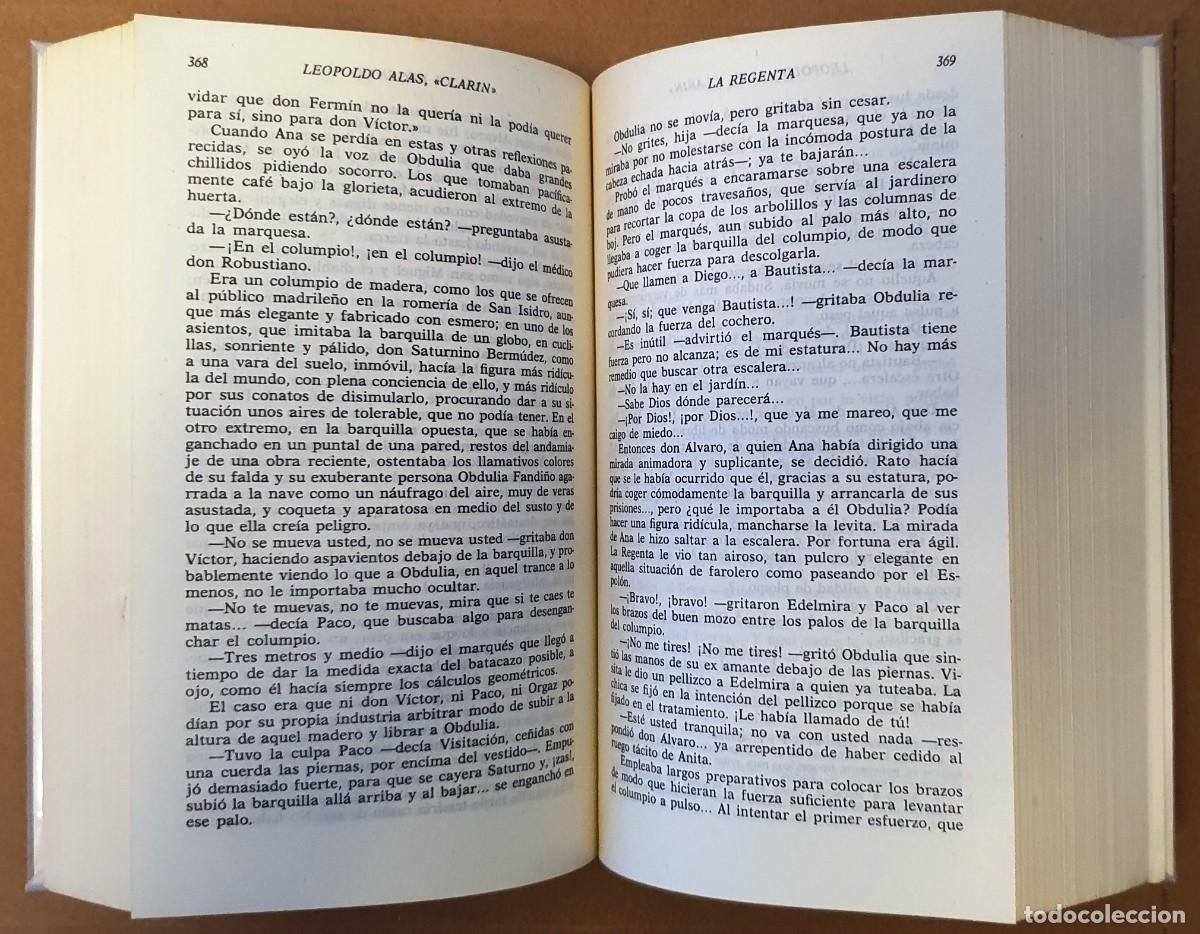 Libros de segunda mano: LA REGENTA. CLARIN. PLANETA 1989. - Foto 3