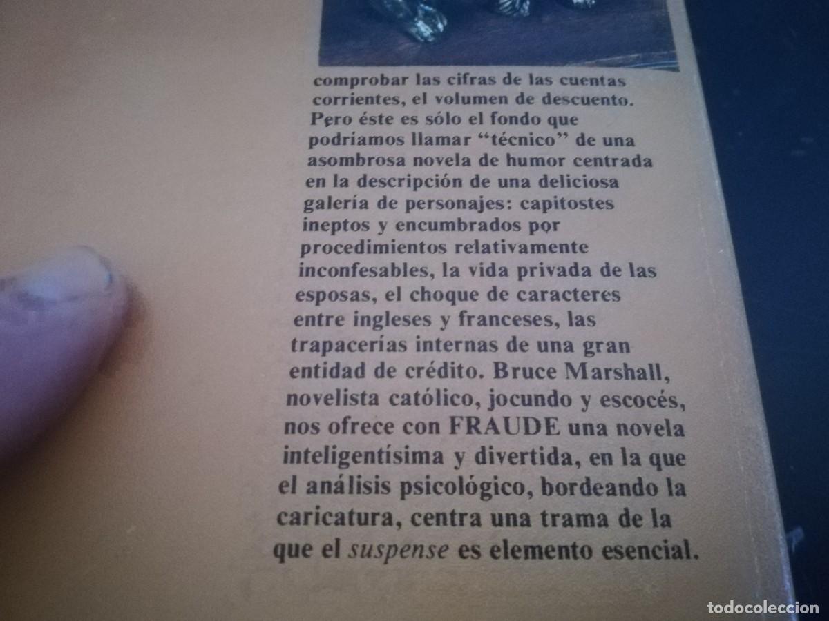 Libros de segunda mano: FRAUDE / BRUCE MARSHALL / CONS 691 / - Foto 5