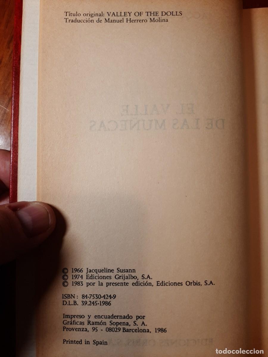 Libros de segunda mano: EL VALLE DE LAS MU&Ntilde;ECAS. JACQUELINE SUSSAN. ORBIS - Foto 4