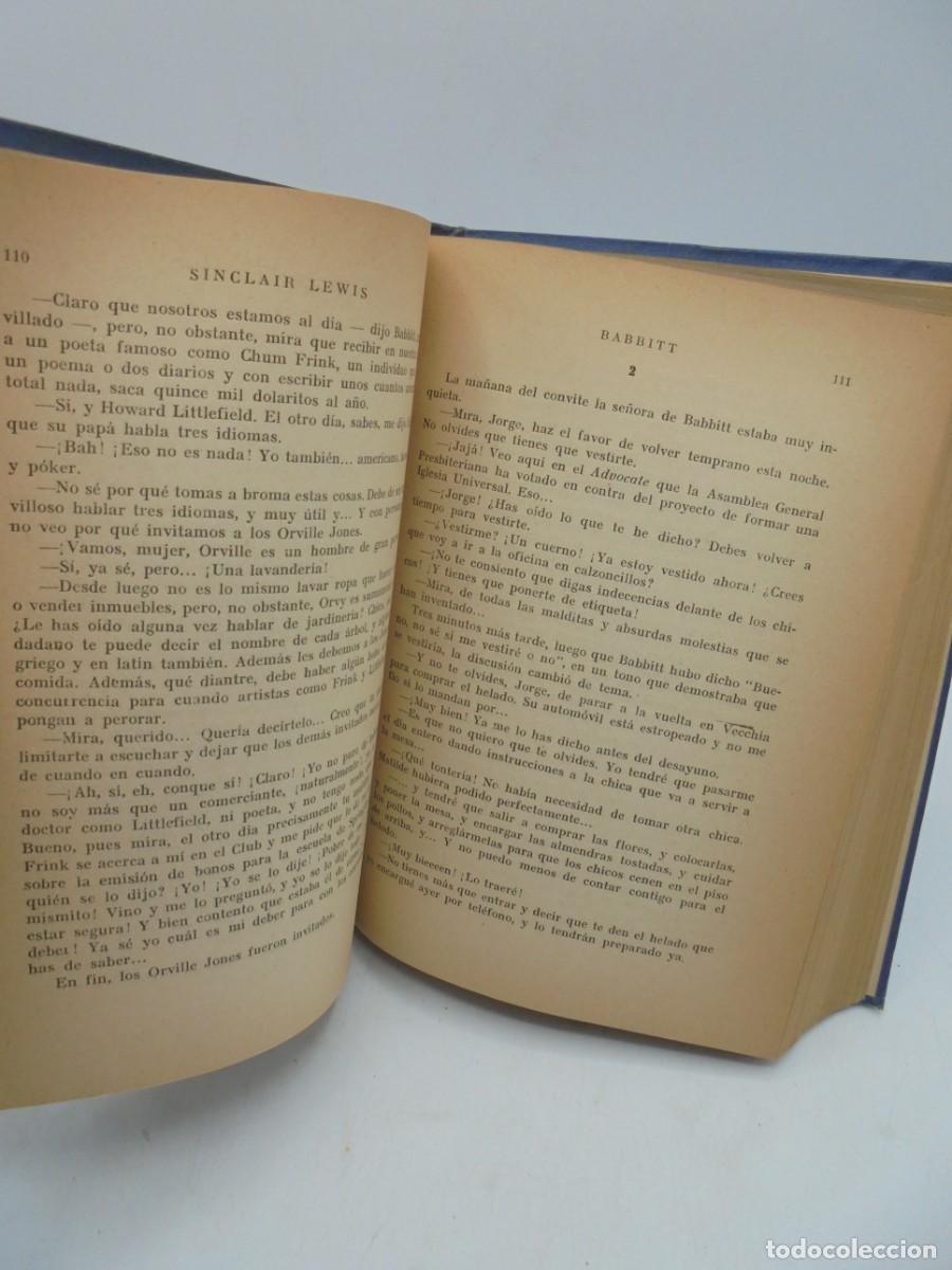 Libros de segunda mano: BABBITT. SINCLAIR LEWIS. PAGS : 417. - Foto 3