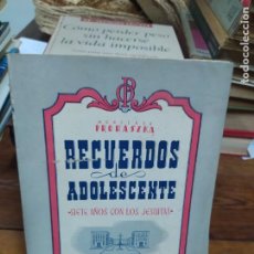 Libros de segunda mano: RECUERDOS DE ADOLESCENTE. M. PROHASZKA. INTONSO. 1945. L.32255