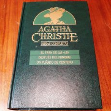 Libros de segunda mano: AGATHA CHRISTIE. EL TREN DE LAS 4,50. DESPUES DEL FUNERAL. UN PUÑADO DE CENTENO