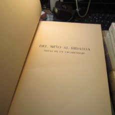 Libros de segunda mano: DEL MIÑO AL BIDASOA - CAMILO JOSE CELA - NOGUER - 1966
