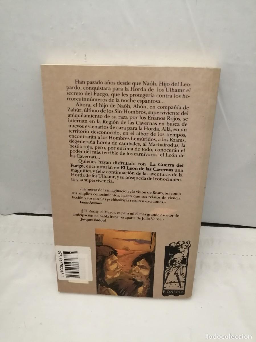 Libros de segunda mano: El le&oacute;n de las cavernas (Primera edici&oacute;n) - Foto 2