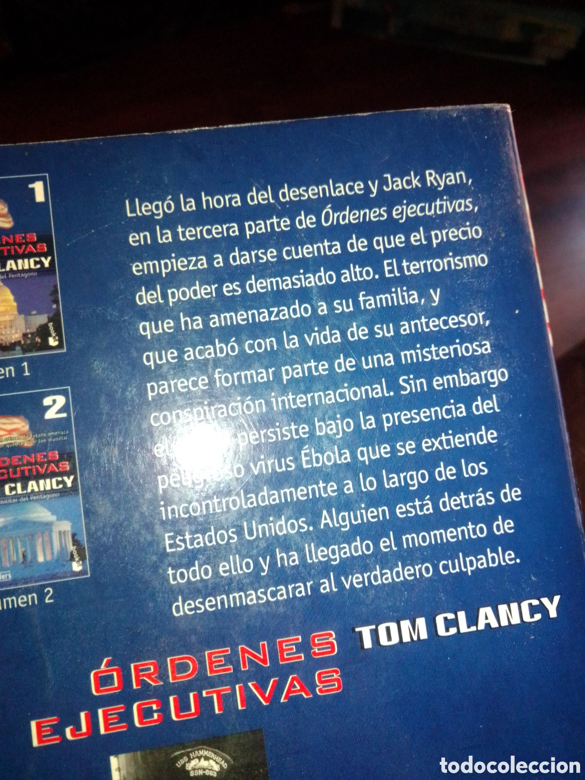 Libros de segunda mano: Ordenes ejecutivas 1 2 3 Tom Clancy - Foto 4