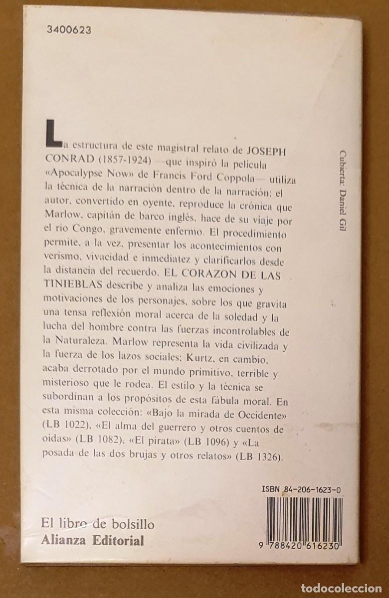 Libros de segunda mano: EL CORAZON DE LAS TINIEBLAS. JOSEPH CONRAD. - Foto 2