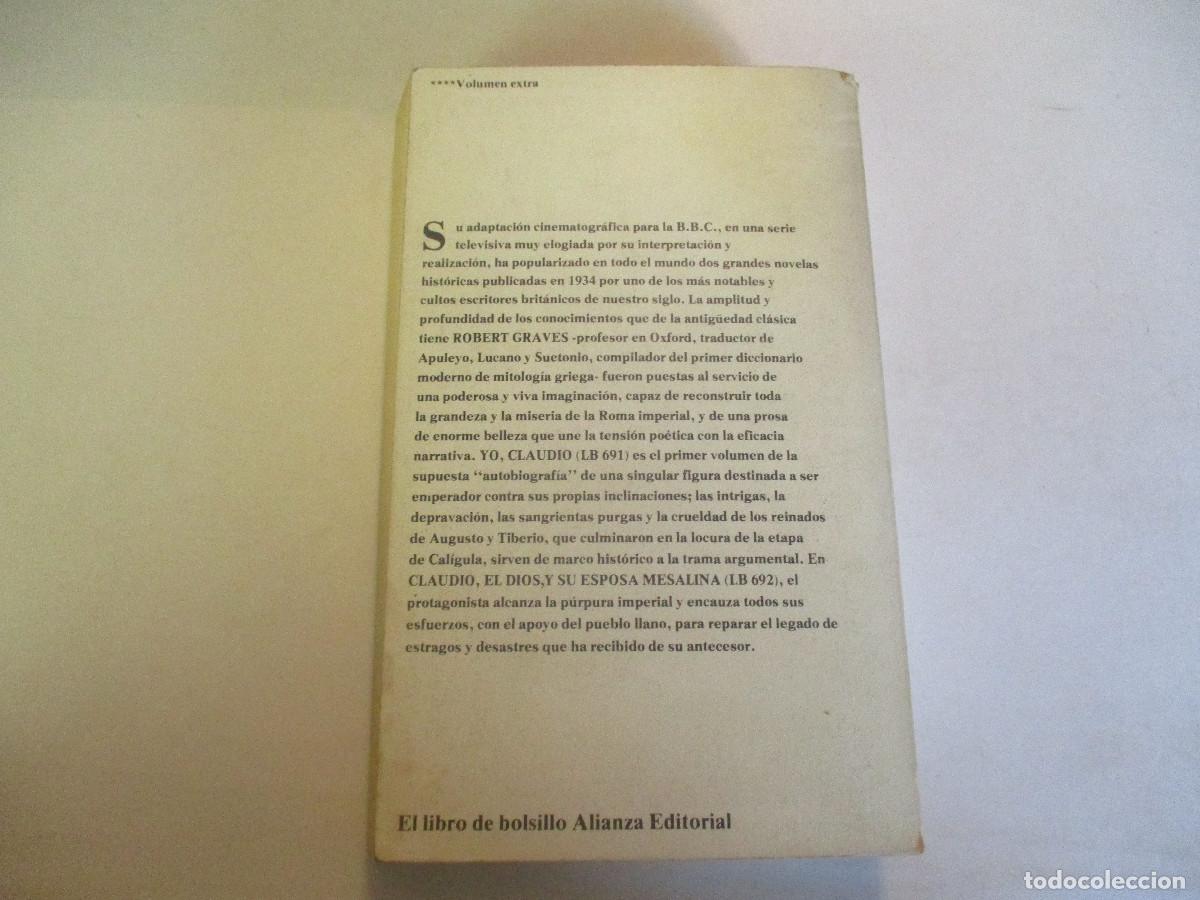 Libros de segunda mano: ROBERT GRAVES Yo Claudio W24251 - Foto 2