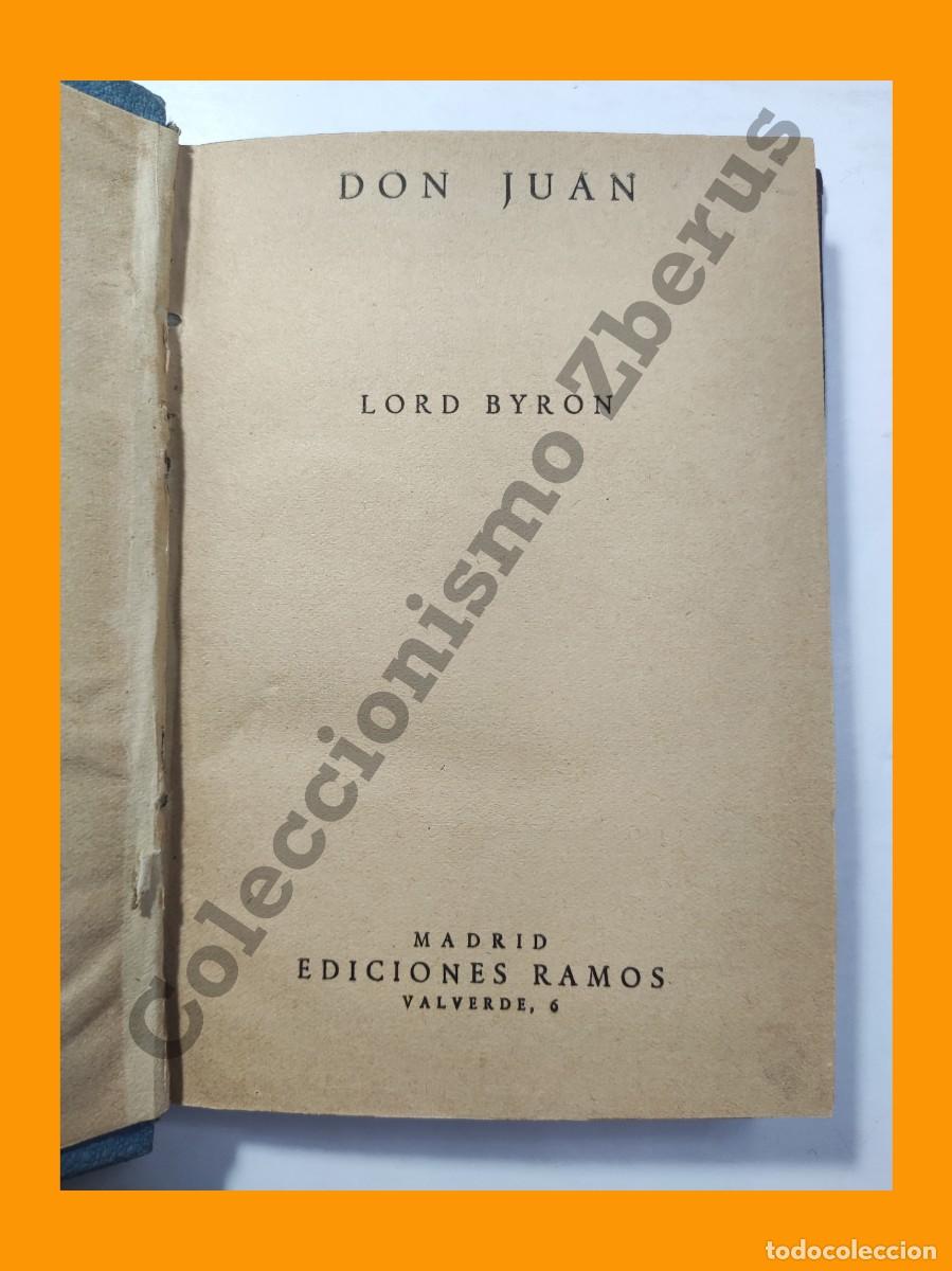 Libros de segunda mano: Don Juan - Lord Byron - Foto 2