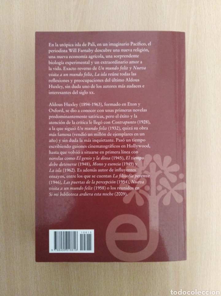 Libros de segunda mano: LA ISLA. Aldous Huxley - Foto 2