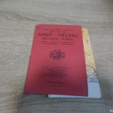 Libros de segunda mano: ARKANSAS1980 NATURALEZA ESTADO DECENTE LIBRO ANSÓ-HECHO VALLES GUIA CARTOGRAFICA + MAPA