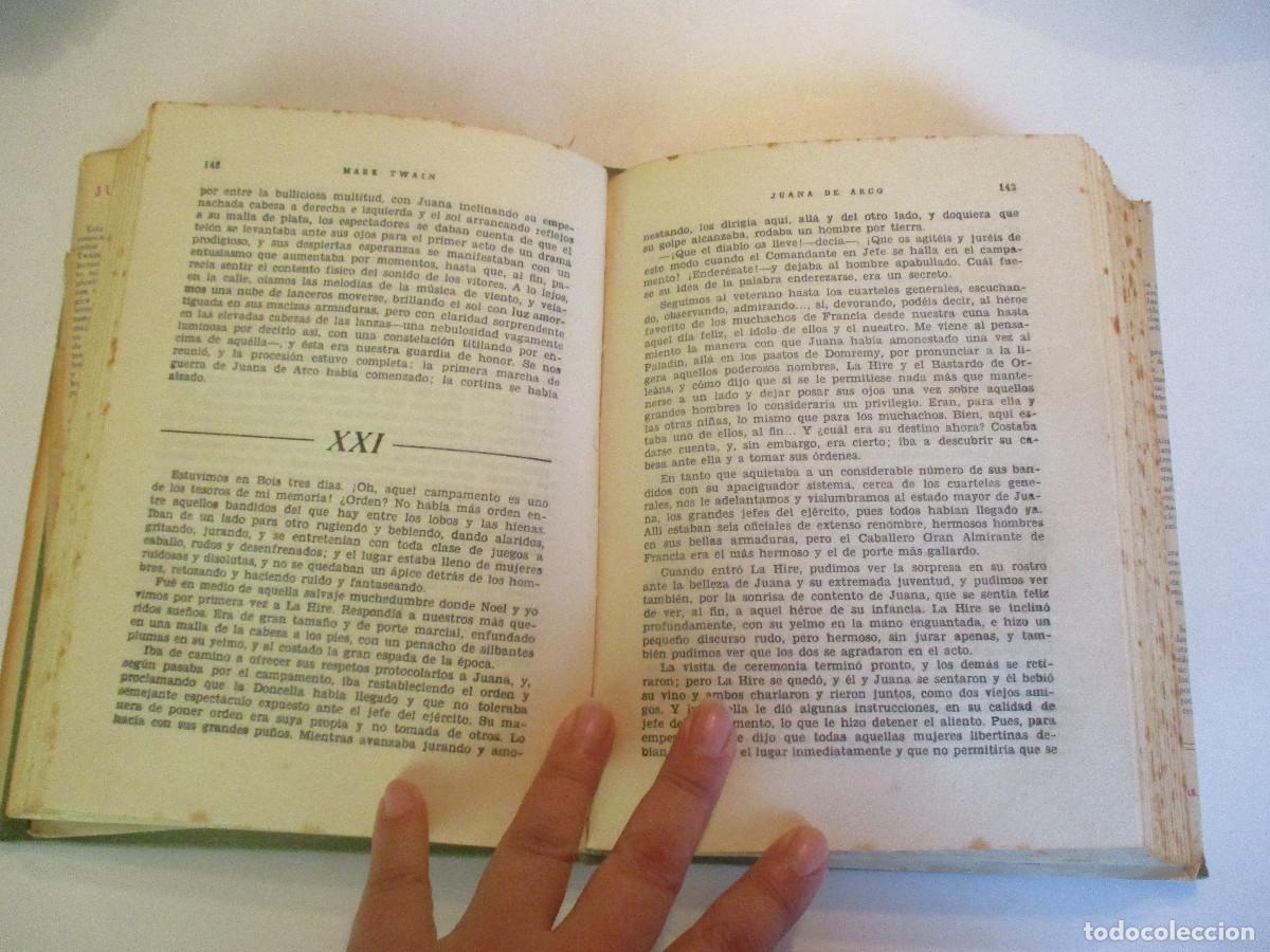 Libros de segunda mano: MARK TWAIN Juana de Arco W24337 - Foto 3