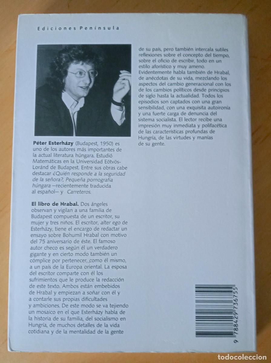 Libros de segunda mano: PETER ESTERHAZY EL LIBRO DE HRABAL - Foto 2