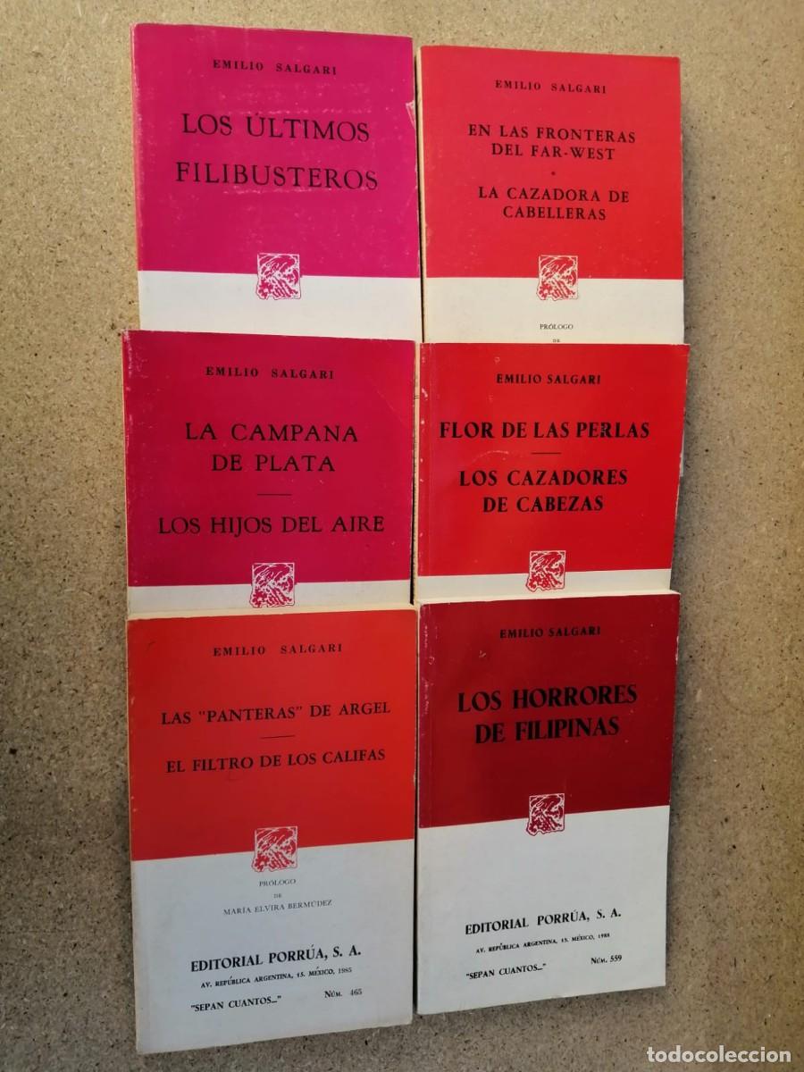 Pack de livros de Emilio Salgari em segunda mão durante 4 EUR em  Alicante/Alacant na WALLAPOP