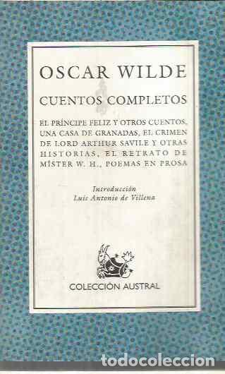 Libros de segunda mano: OSCAR WILDE. CUENTOS COMPLETOS. ESPASA - Foto 1