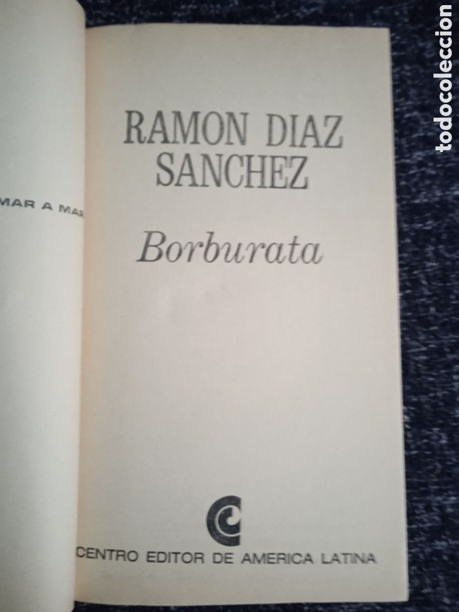 Libros de segunda mano: BORBURATA / RAMON DIAZ SANCHEZ - Foto 2