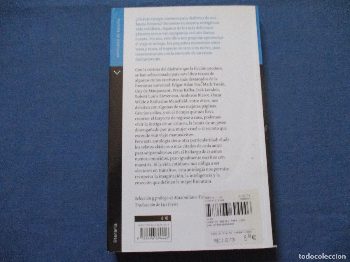 Libros de segunda mano: CUENTOS BREVES PARA LEER EN EL BUS - Foto 3