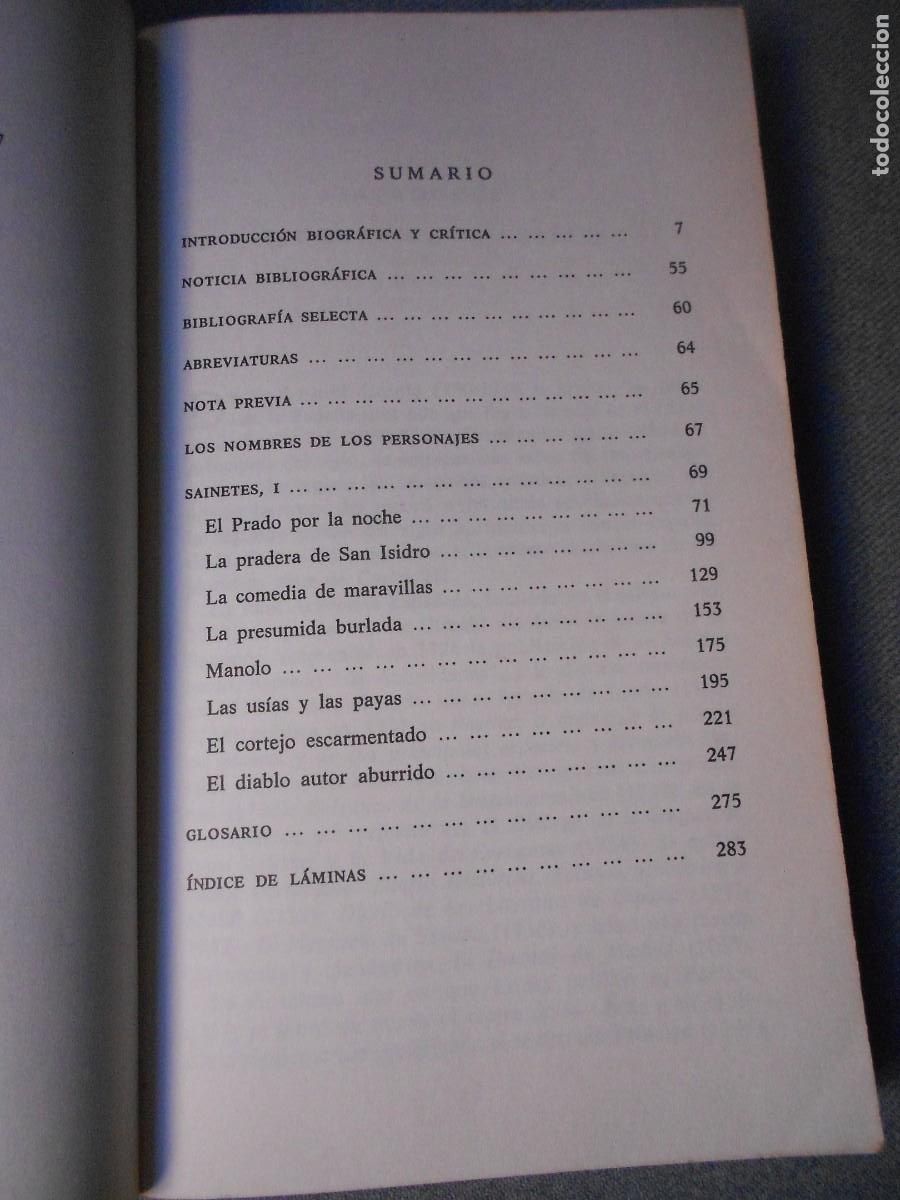 Libros de segunda mano: SAINETES I - Foto 2