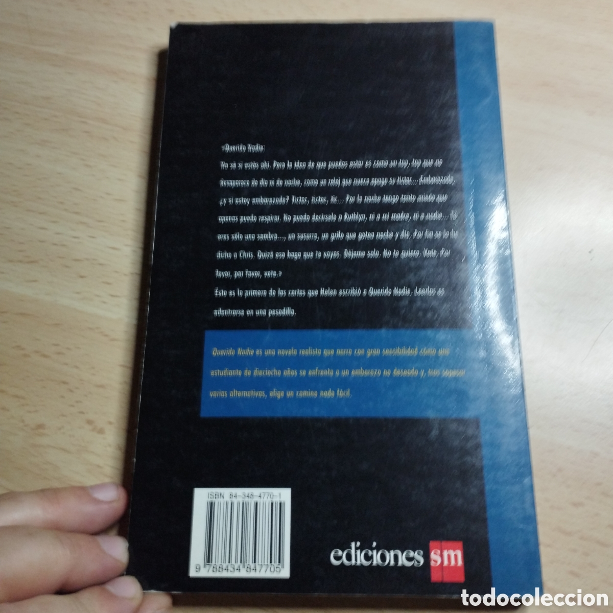 Libros de segunda mano: Querido nadie. Berlie Doherty. Gran Angular. 1995. - Foto 2