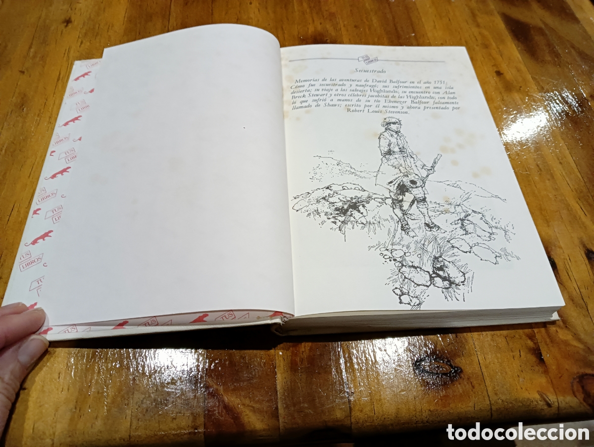 Libros de segunda mano: Secuestrado 41 . Robert Louis Stevenson. - Foto 4