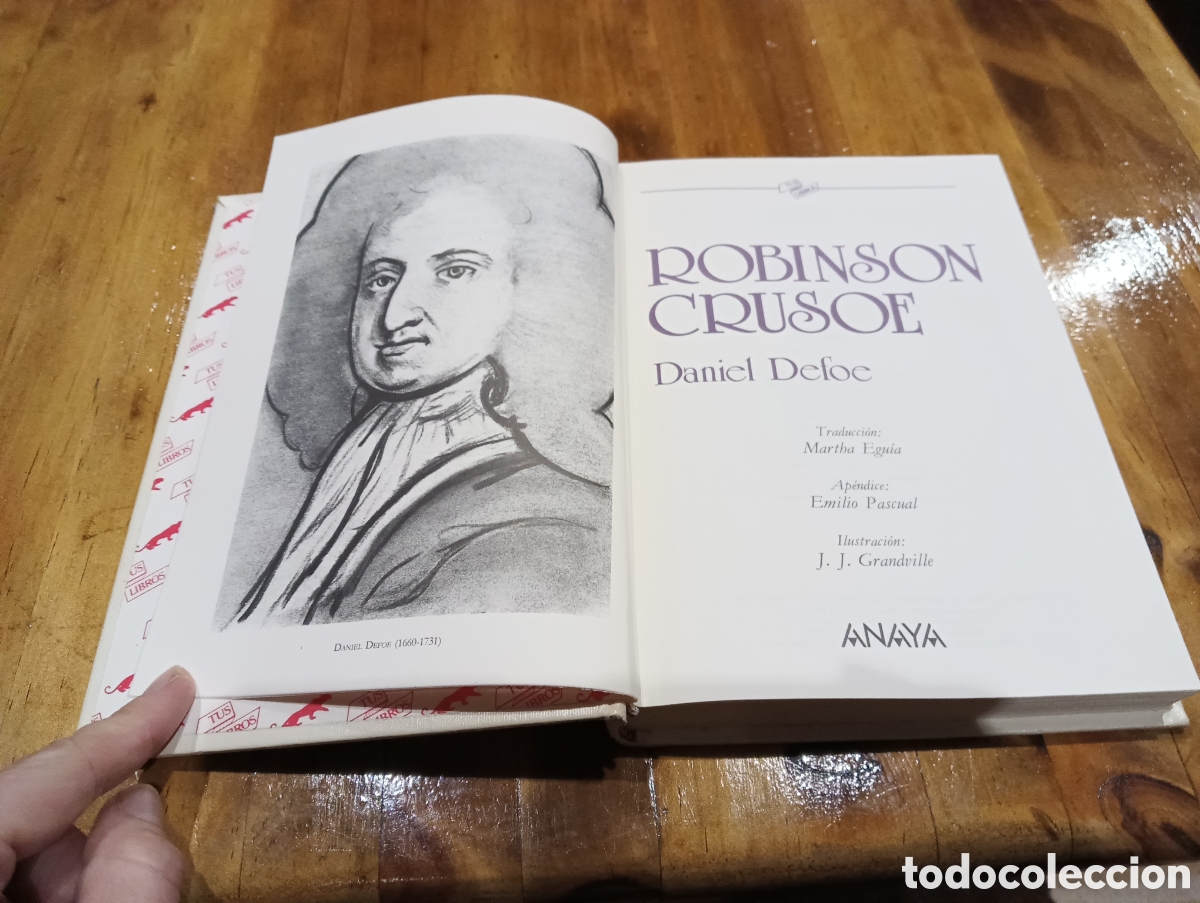 Libros de segunda mano: Robison Crusoe 22. Daniel Defoe. - Foto 3