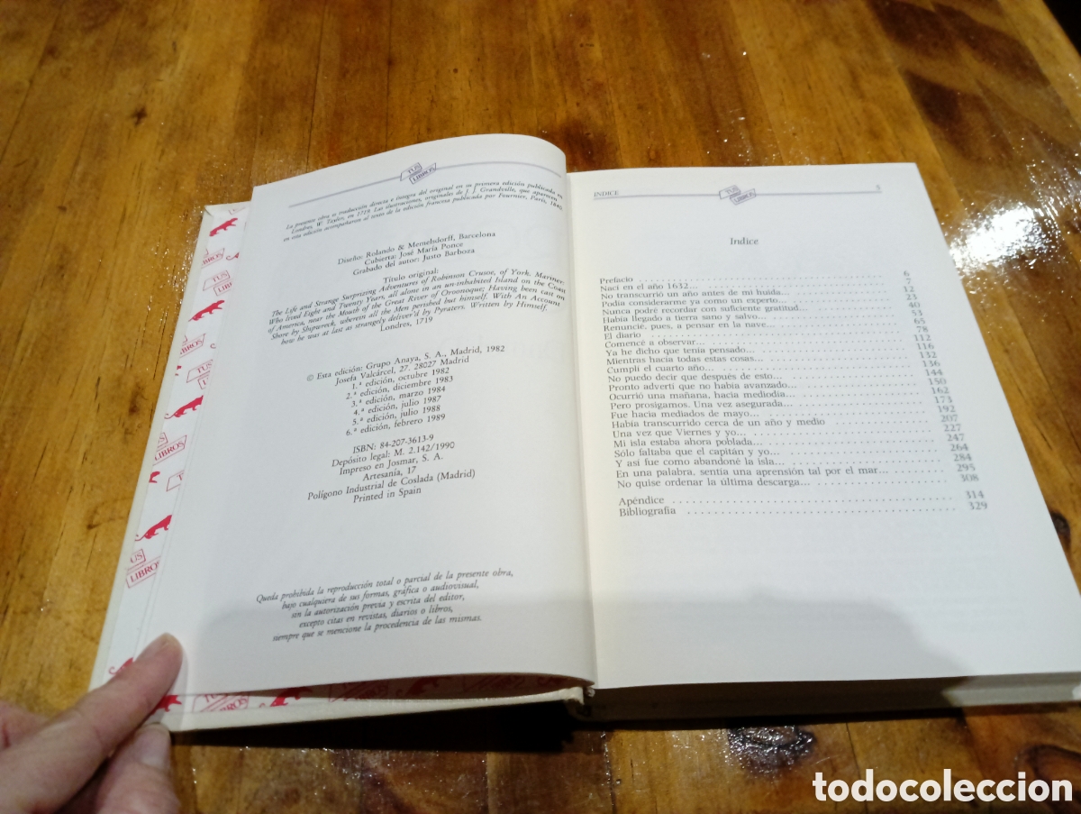 Libros de segunda mano: Robison Crusoe 22. Daniel Defoe. - Foto 4