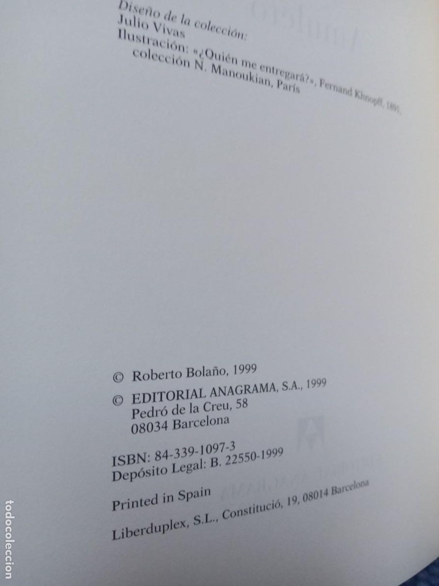 Libros de segunda mano: Bola&ntilde;o, Roberto: Amuleto - Foto 2