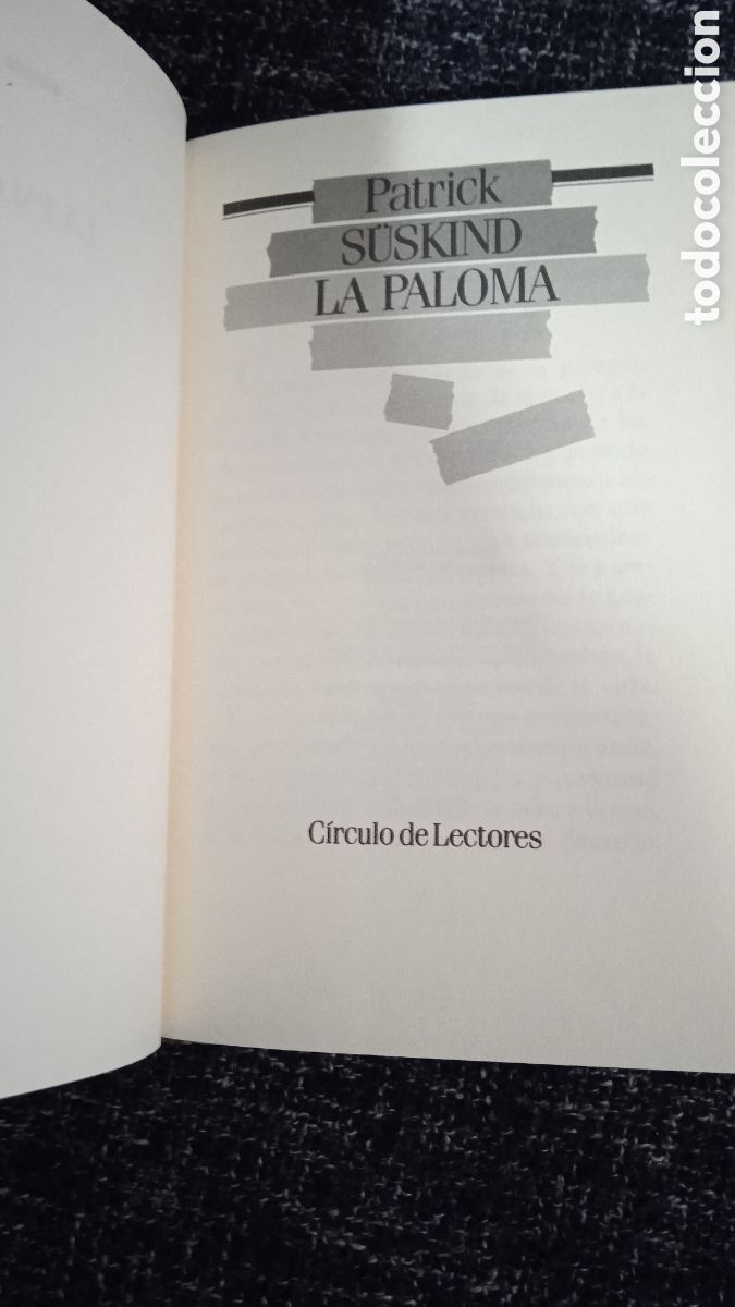 Libros de segunda mano: LA PALOMA / PATRICK SUSKIND - Foto 2
