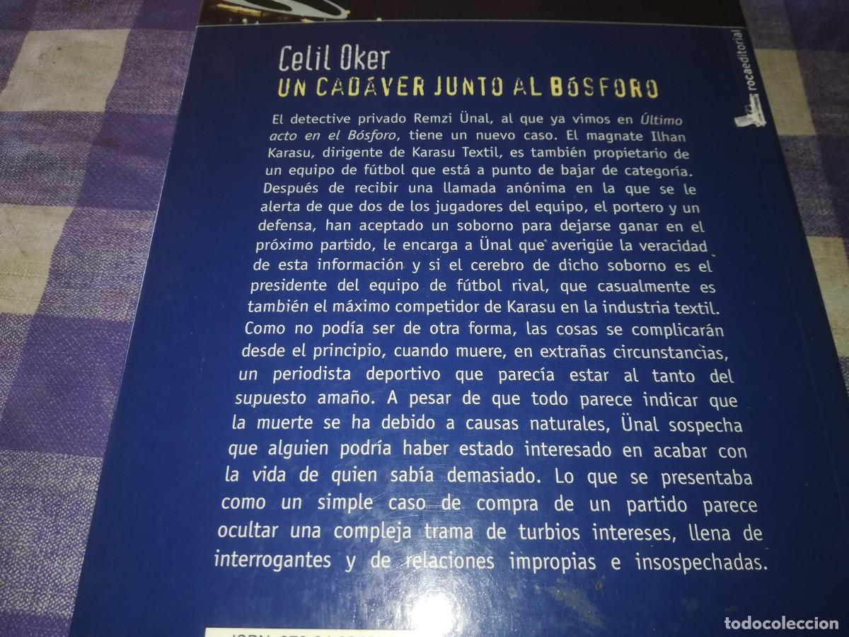 Libros de segunda mano: UN CADAVER JUNTO AL BOSFORO / CELIL OKER / EVA 059 / ROCA - Foto 3