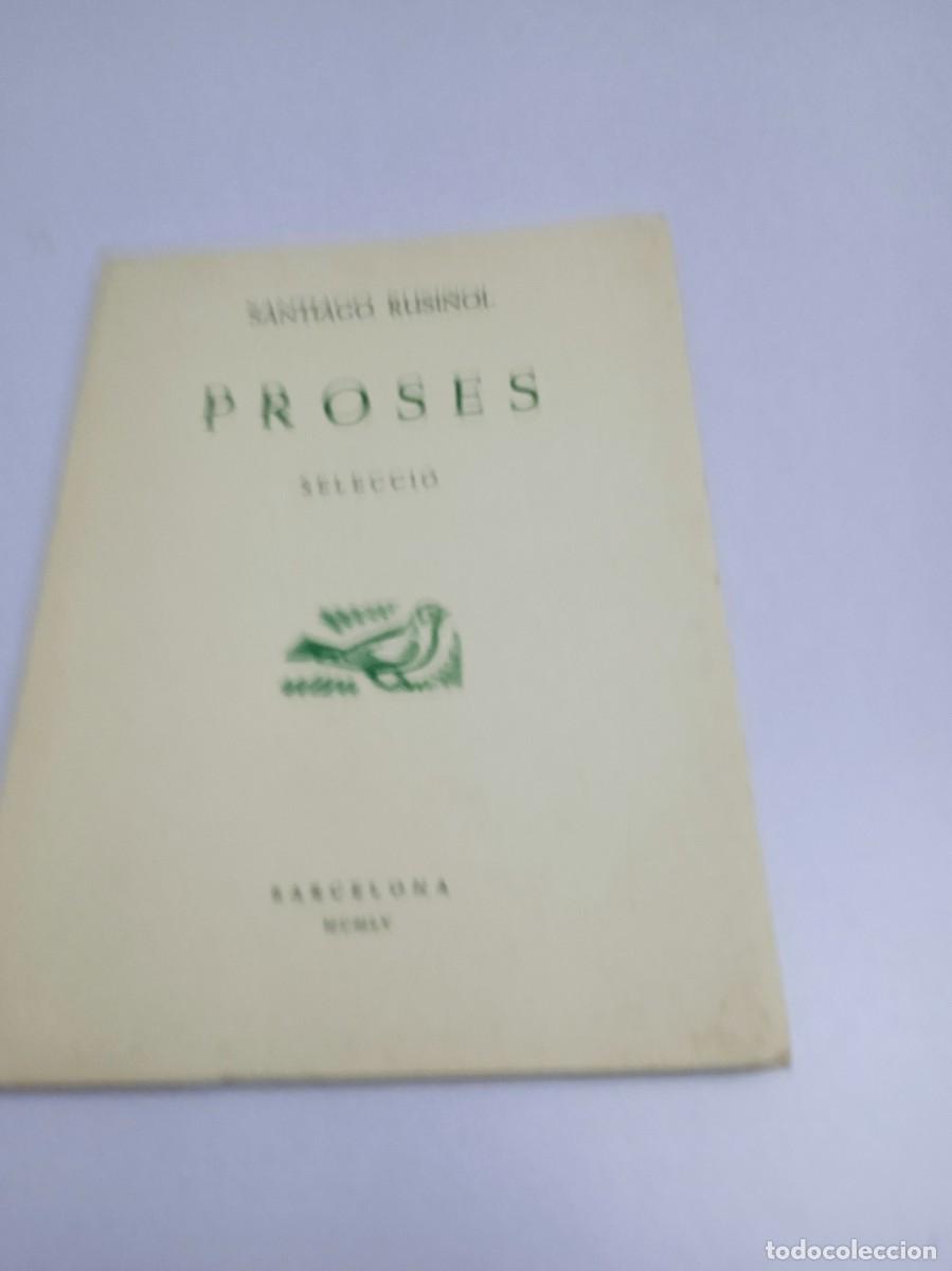 Libros de segunda mano: SANTIAGO RUSI&Ntilde;OL Proses Selecci&oacute;