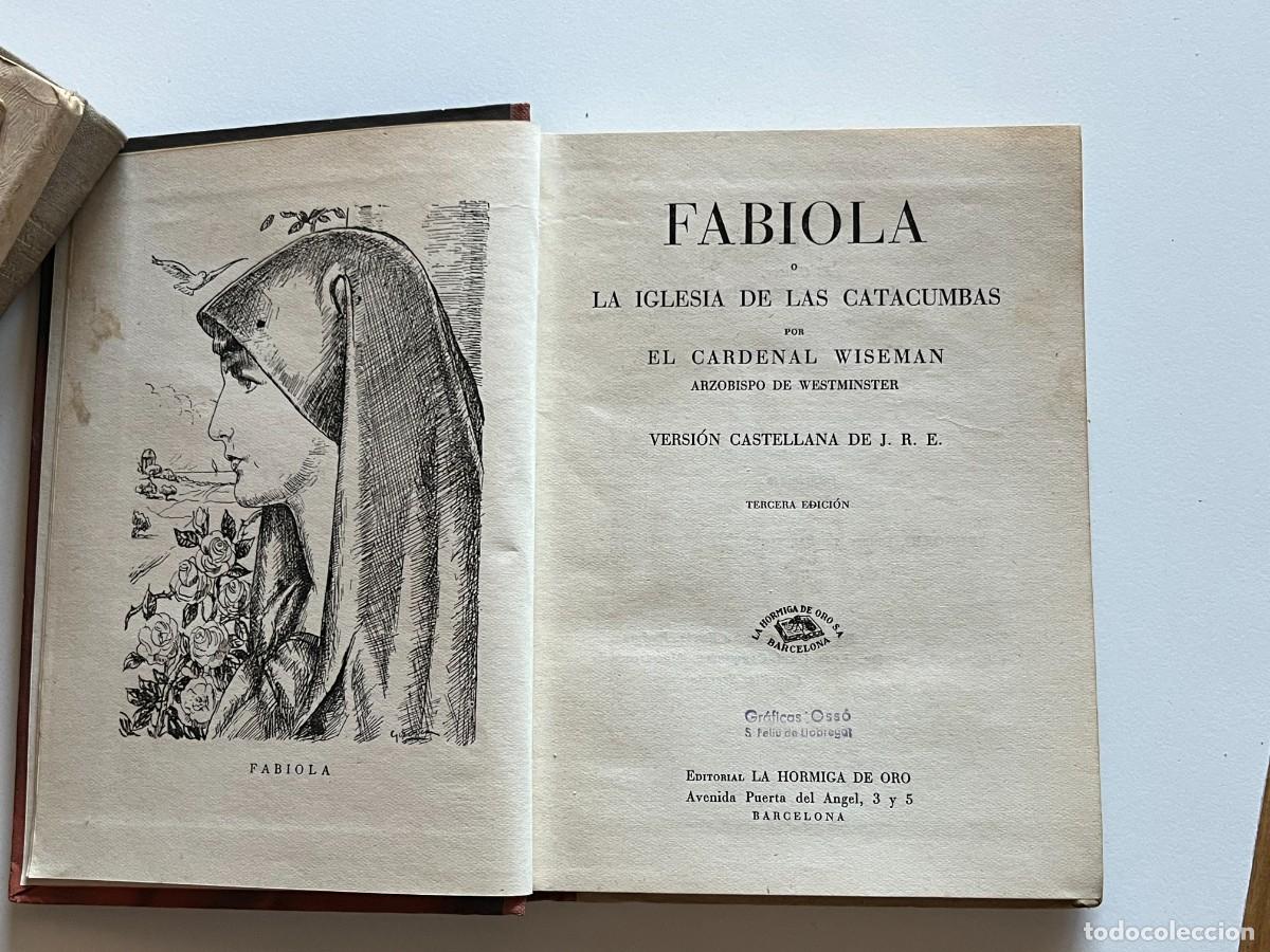 Libros de segunda mano: FABIOLA-WISEMAN - Foto 3