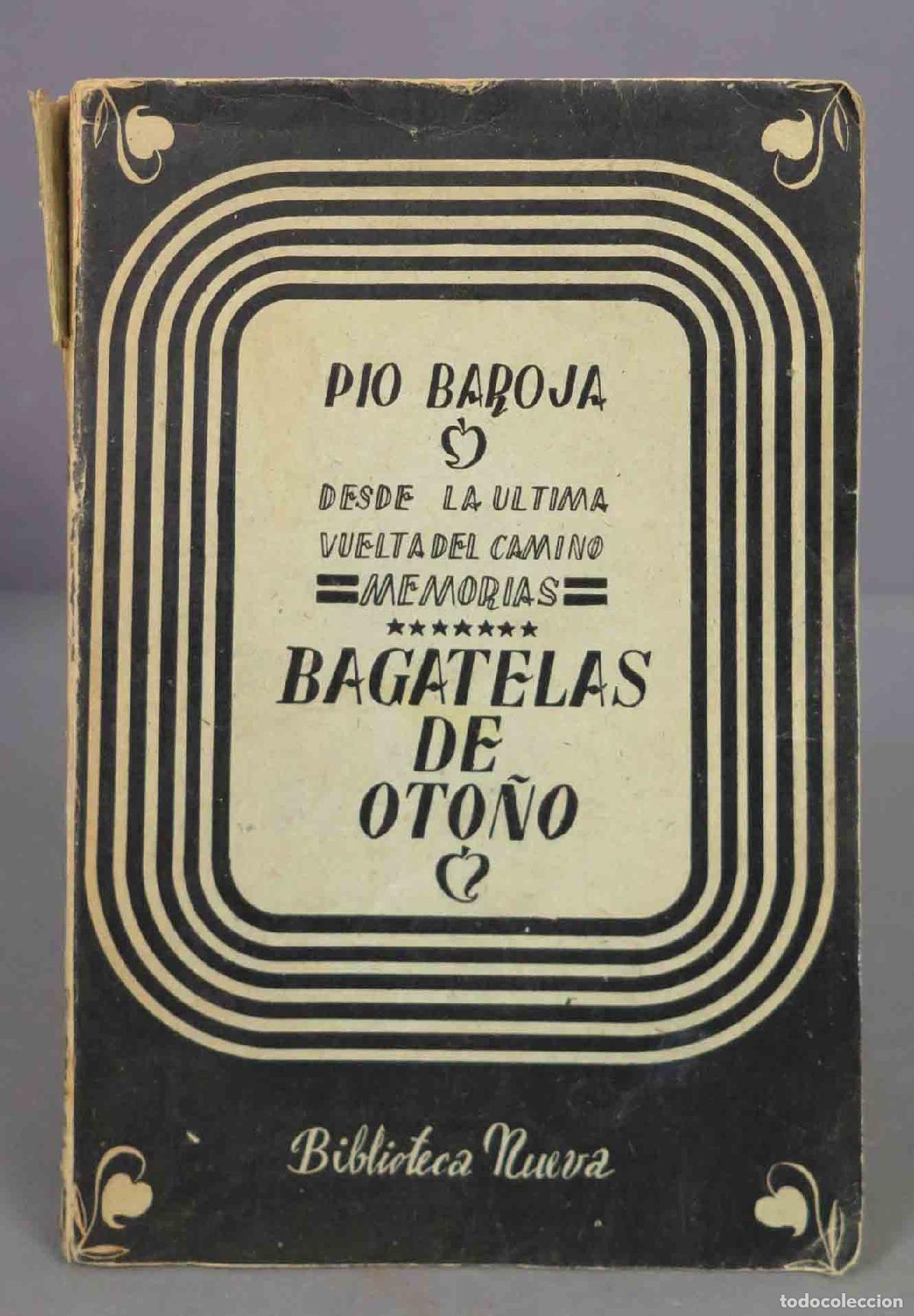Libros de segunda mano: BAGATELAS DE OTO&Ntilde;O. BAROJA. 1949 - Foto 1