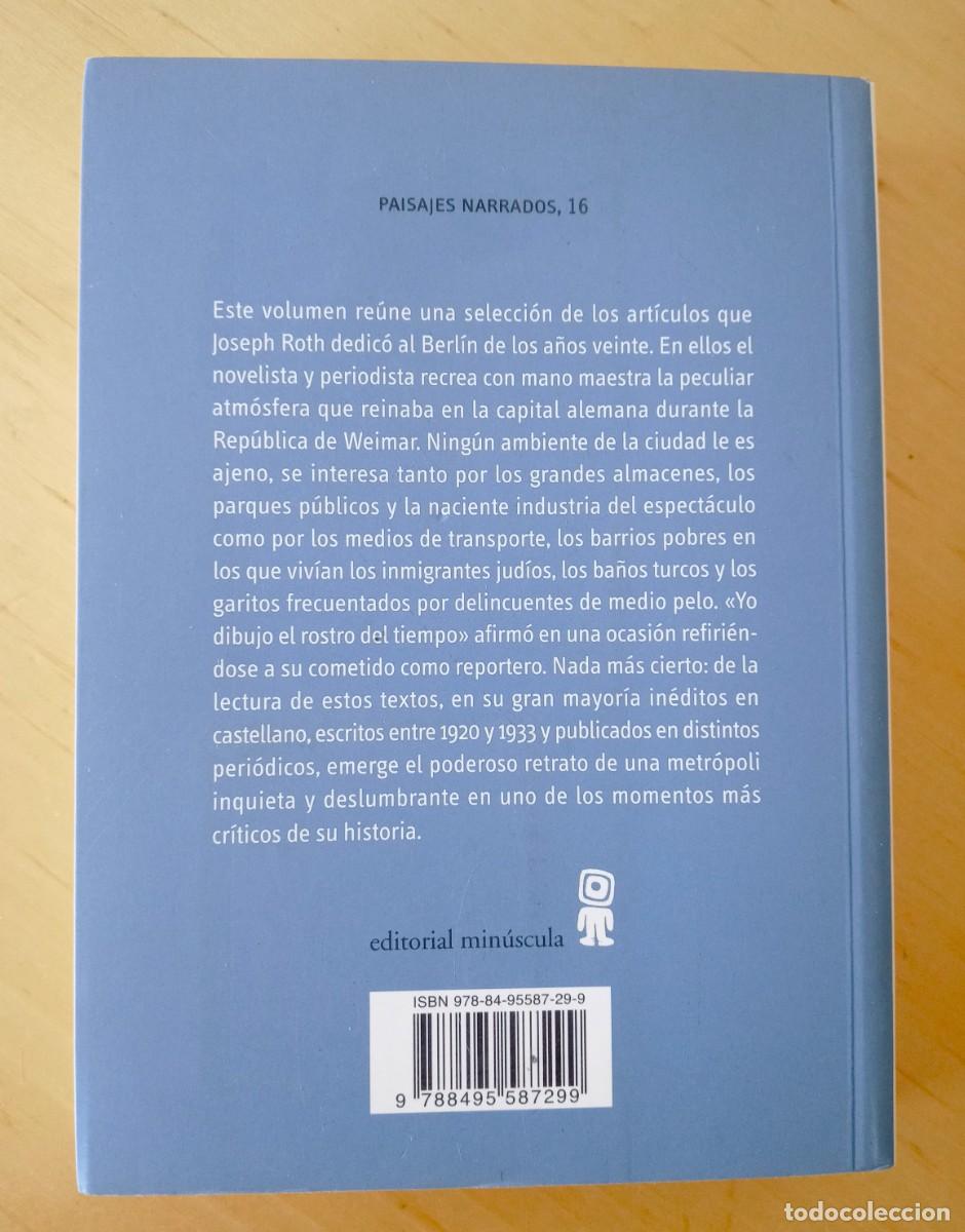 Libros de segunda mano: JOSEPH ROTH CRONICAS BERLINESAS - Foto 2