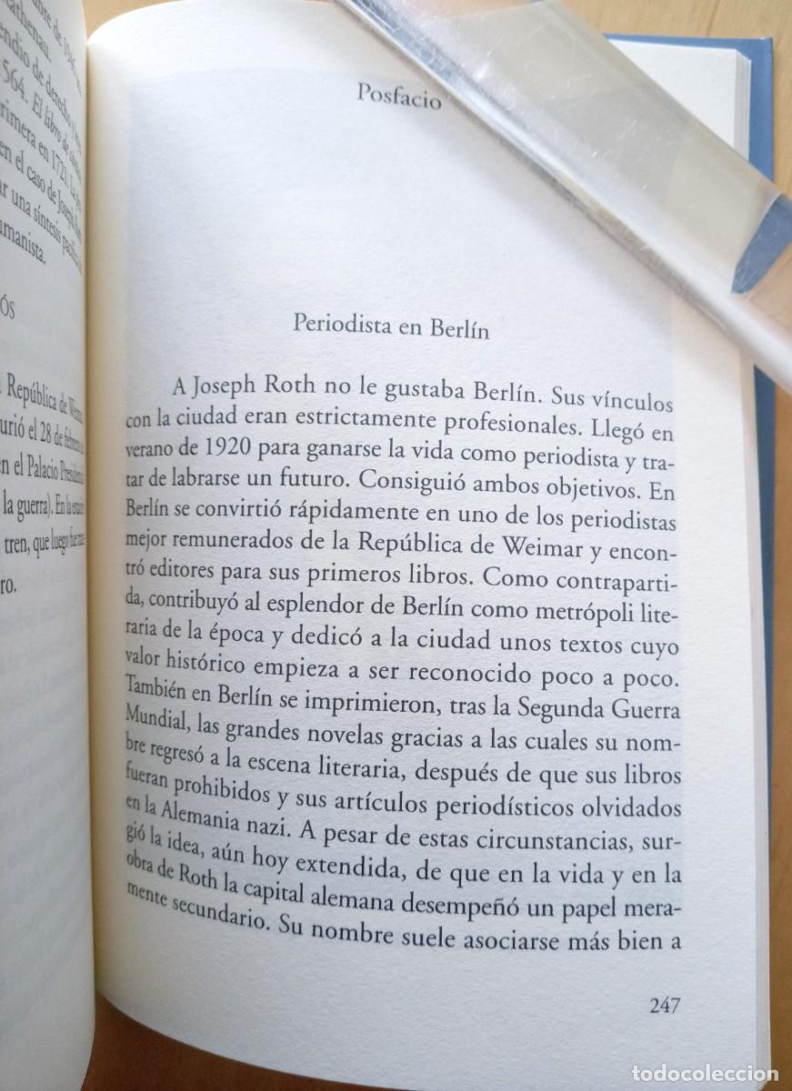 Libros de segunda mano: JOSEPH ROTH CRONICAS BERLINESAS - Foto 15