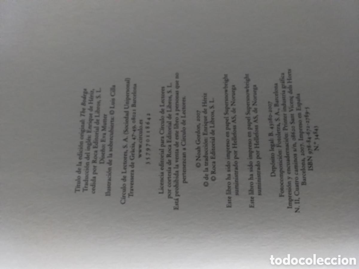 Libros de segunda mano: Libro Noah Gordon - Foto 2