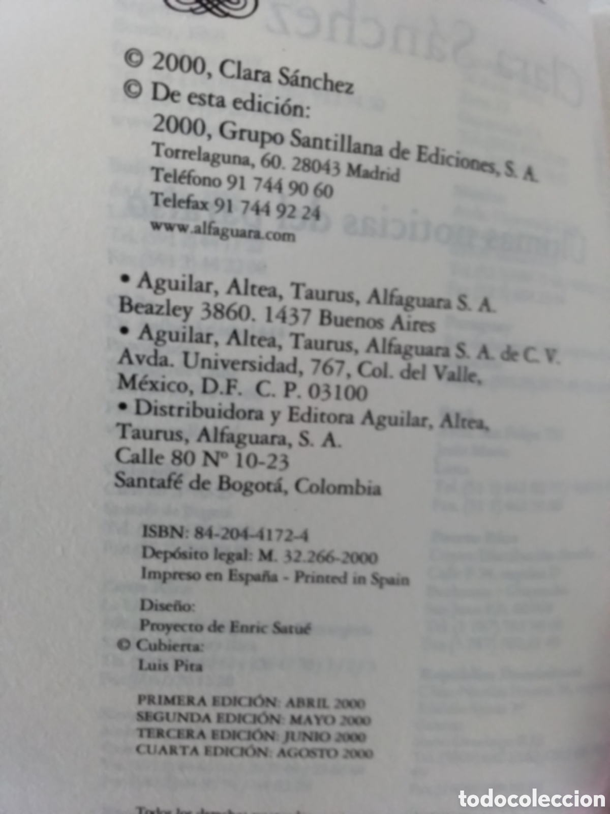 Libros de segunda mano: Libro Clara Sanchez - Foto 4