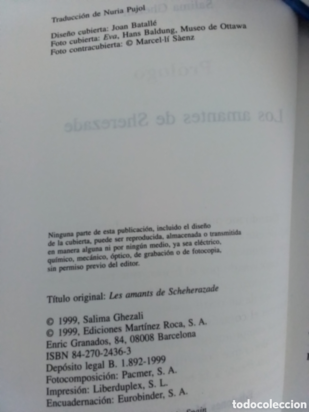 Libros de segunda mano: Libro Salima Ghezali - Foto 5