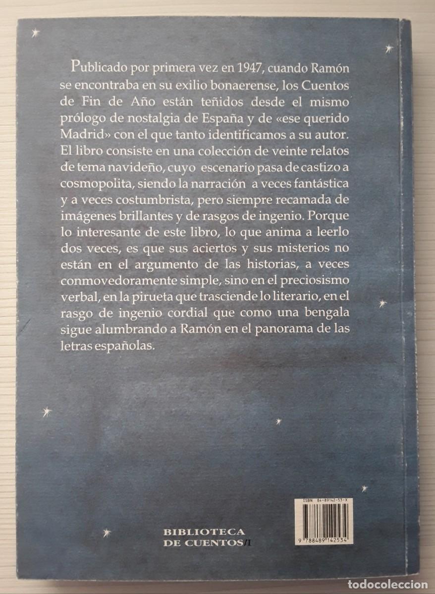 Libros de segunda mano: CUENTOS DE FIN DE A&Ntilde;O. RAM&Oacute;N G&Oacute;MEZ DE LA SERNA. - Foto 2