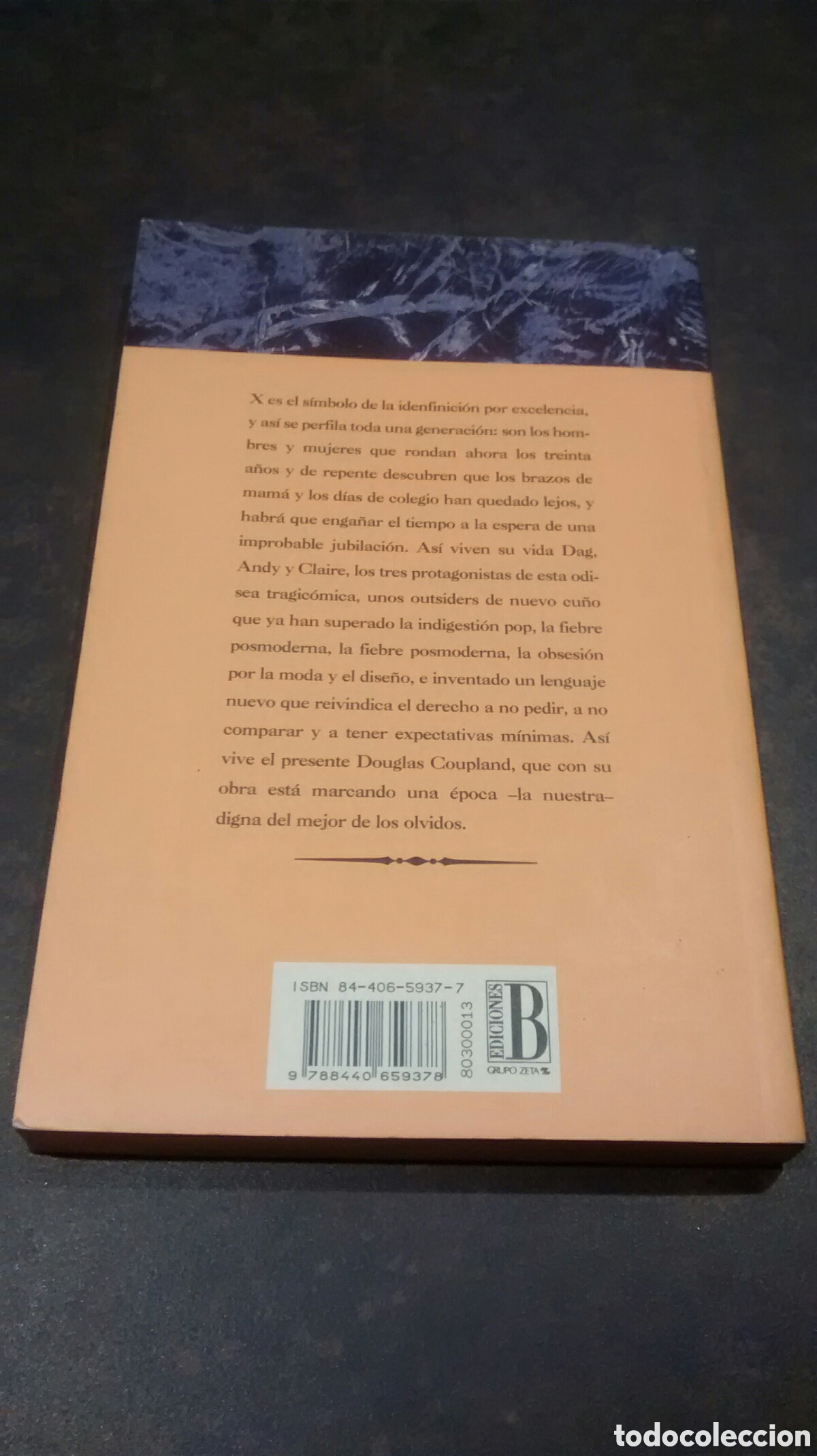Libros de segunda mano: GENERACION X DE DOUGLAS COUPLAND (EDICIONES B) - Foto 2
