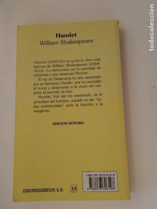 Libros de segunda mano: HAMLET - WILLIAN SHAKESPEARE - FONTANA - Foto 2