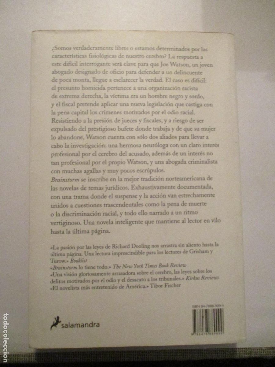 Libros de segunda mano: RICHARD DOOLING Brain storm W24413 - Foto 2