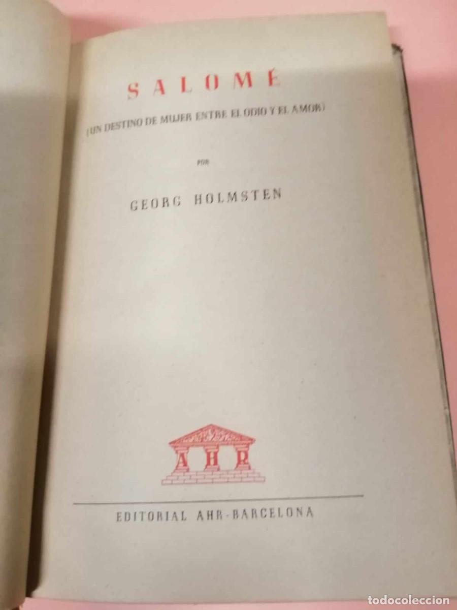 Libros de segunda mano: SALOME (GEORG HOLMSTEN) - Foto 2