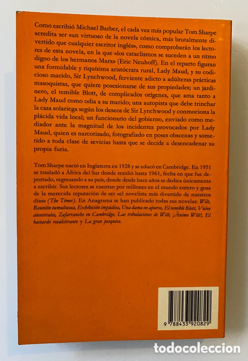 Libros de segunda mano: El temible Blott - SHARPE, Tom - Foto 2