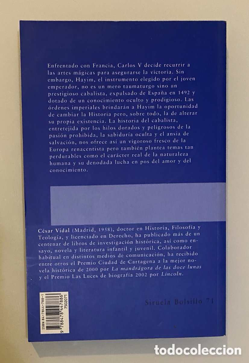 Libros de segunda mano: El aprendiz de cabalista - VIDAL, C&eacute;sar - Foto 2
