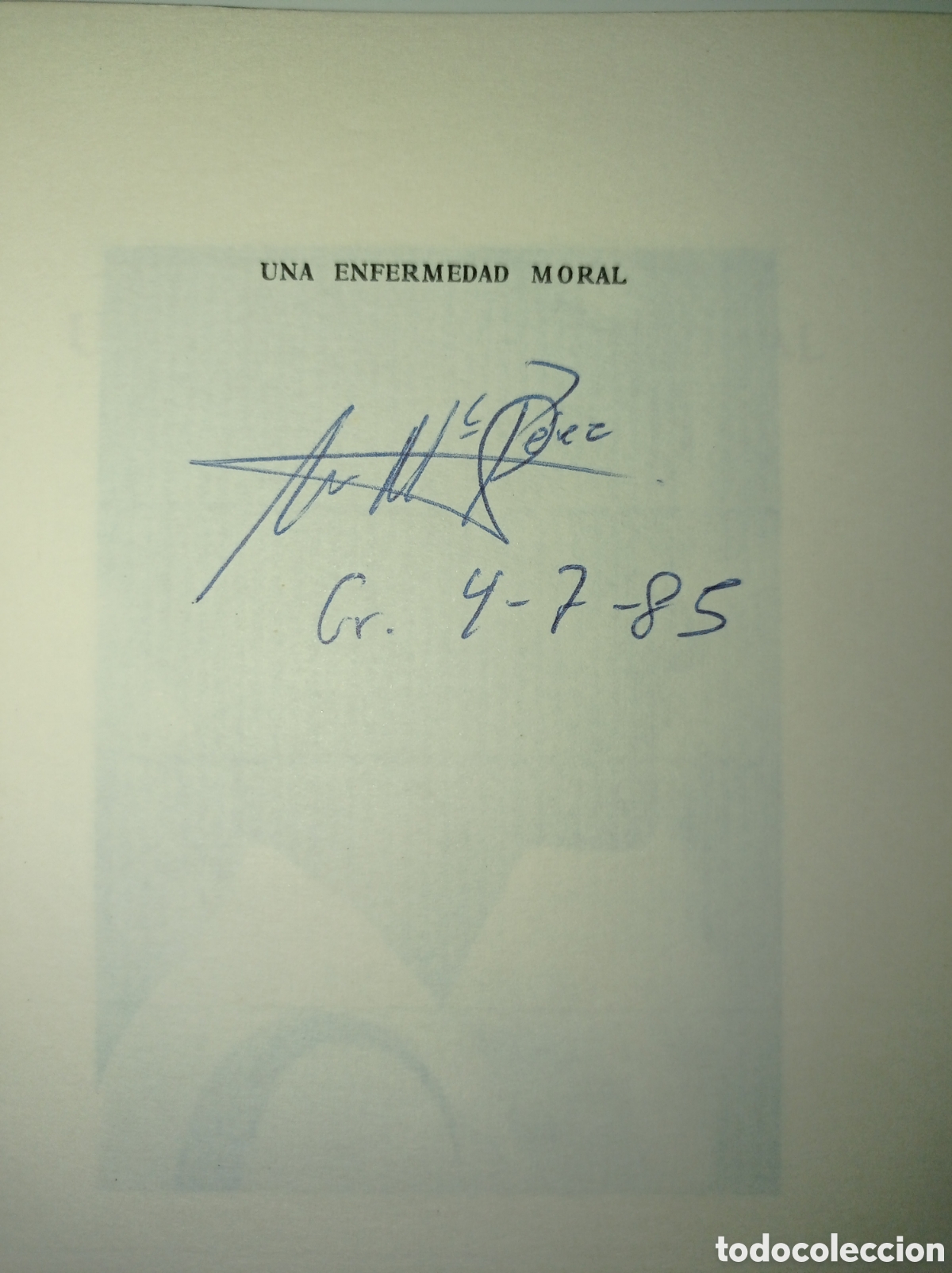 Libros de segunda mano: Una enfermedad moral - Foto 3