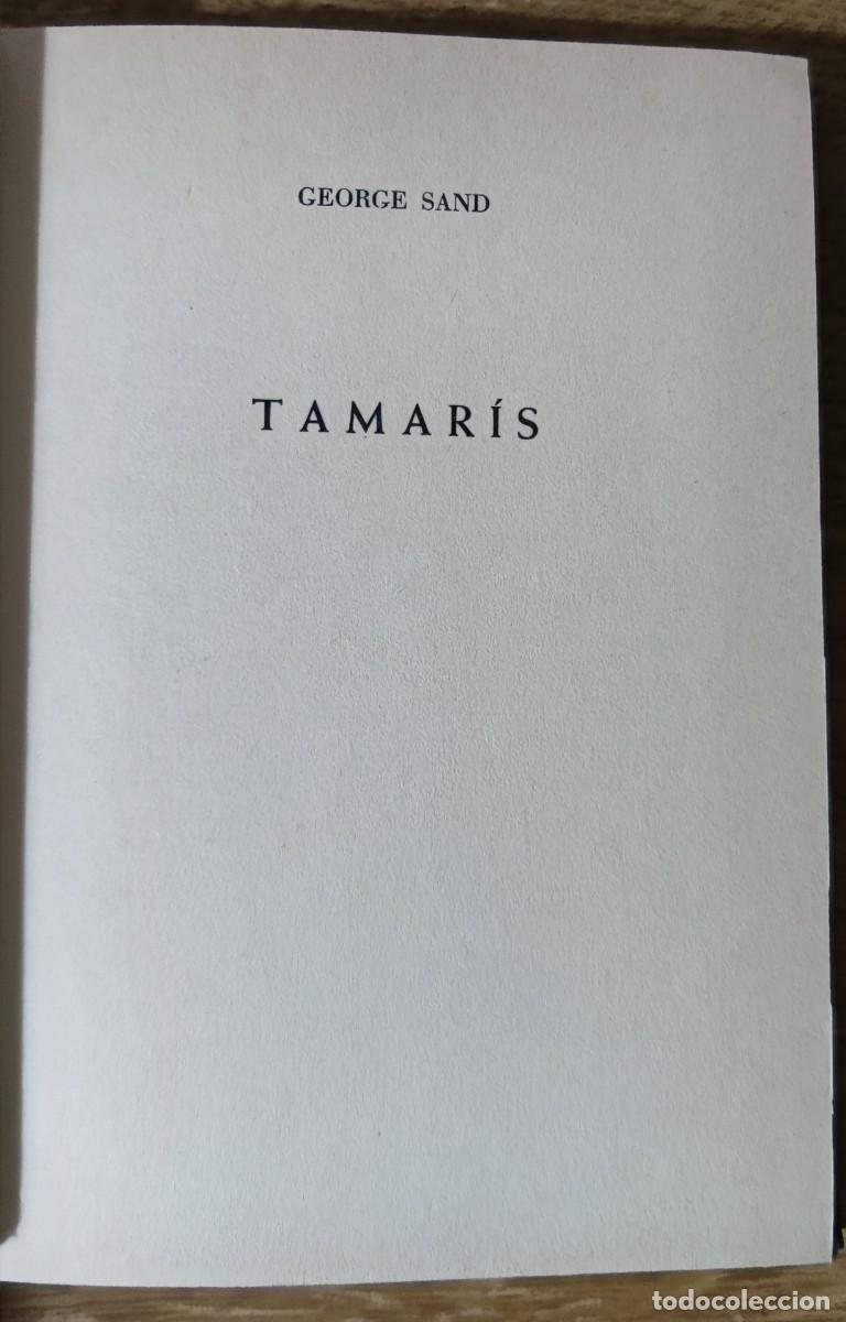 Libros de segunda mano: Libro - Tamaris (1984) George Sand - Foto 3