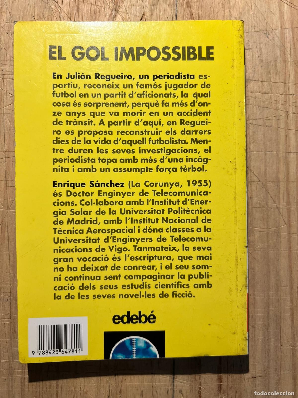 Libros de segunda mano: El gol impossible - Enrique S&aacute;nchez - Foto 2
