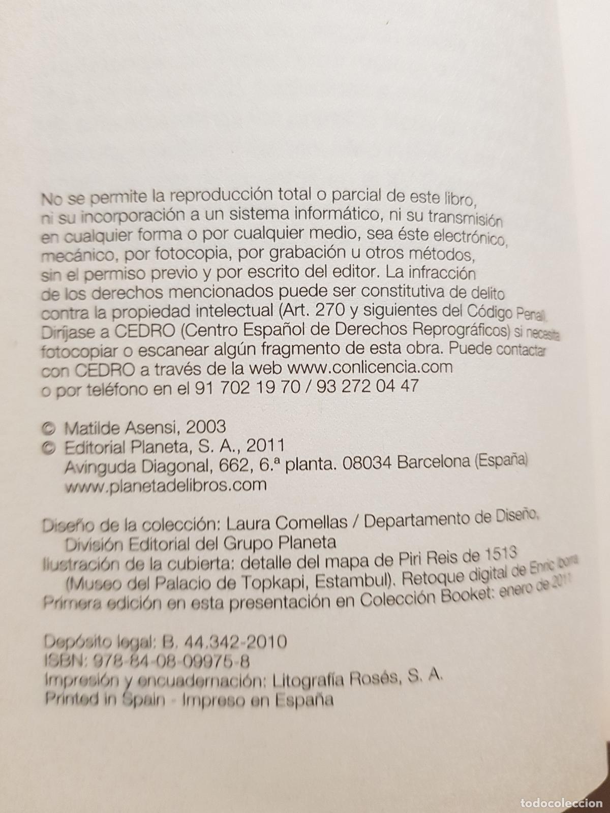 Libros de segunda mano: El origen perdido - Matilde Asensi - Foto 3