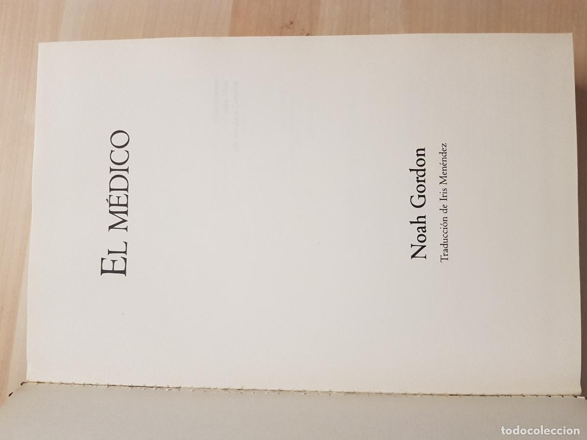 Libros de segunda mano: El m&eacute;dico - Noah Gordon - Foto 3