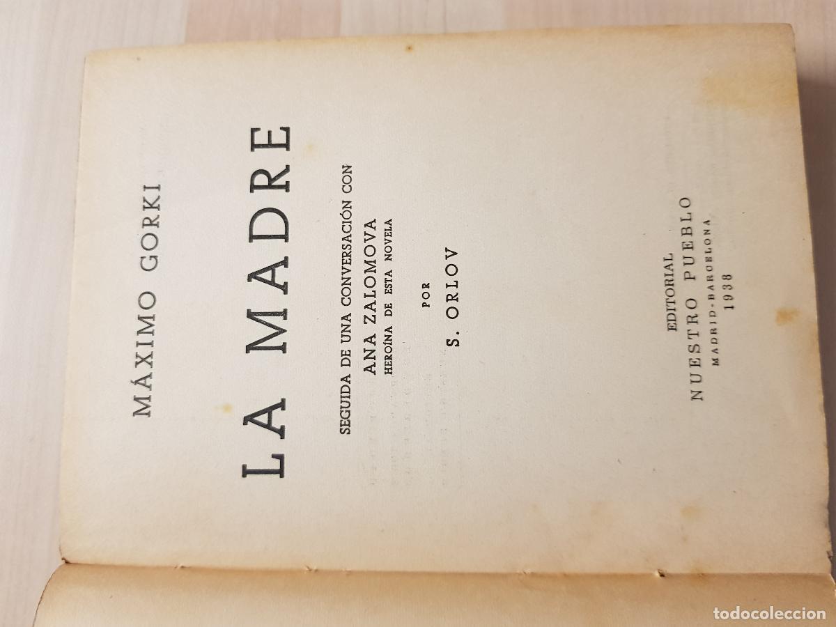 Libros de segunda mano: La madre - Maximo Gorki - Foto 4