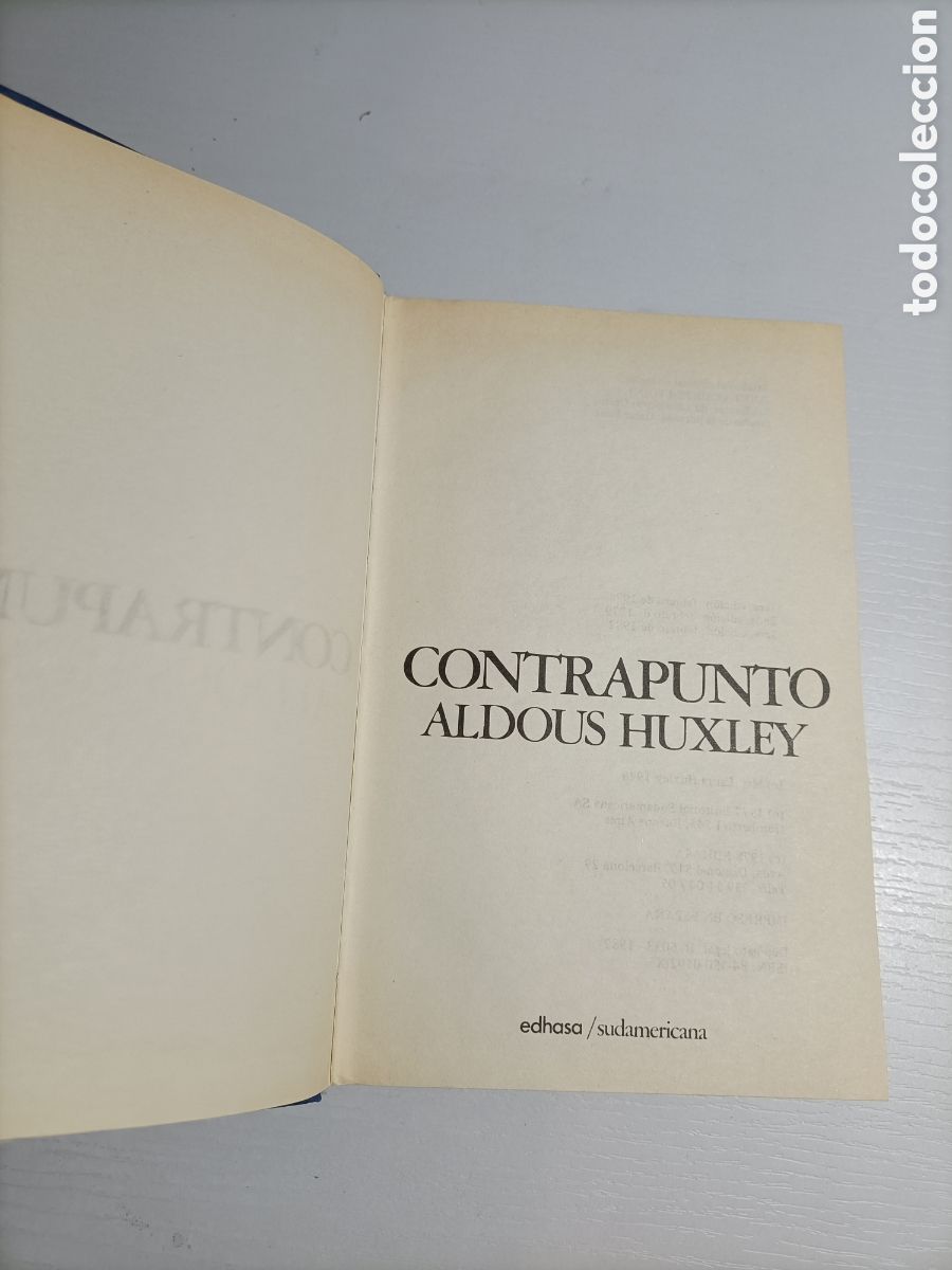 Libros de segunda mano: Contrapunto Aldous Huxley - Foto 6